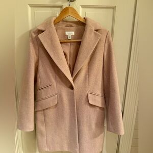 Topshop Women's Blush Pink Blazer Coat